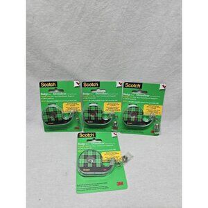 Rare 3M Scotch Tape Id Card Holder Retractable Badge Holder | Lanyard | ×4